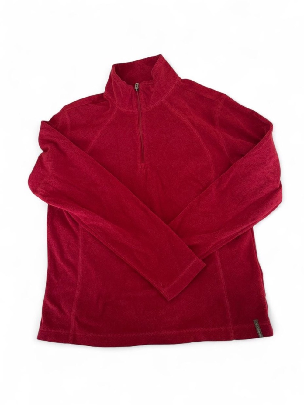 Columbia Women's Red Quarter-Zip Fleece Pullover